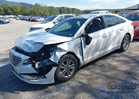 2016 Hyundai Sonata Se из США, поврежденный, VIN 5NPE24AF3GH302986